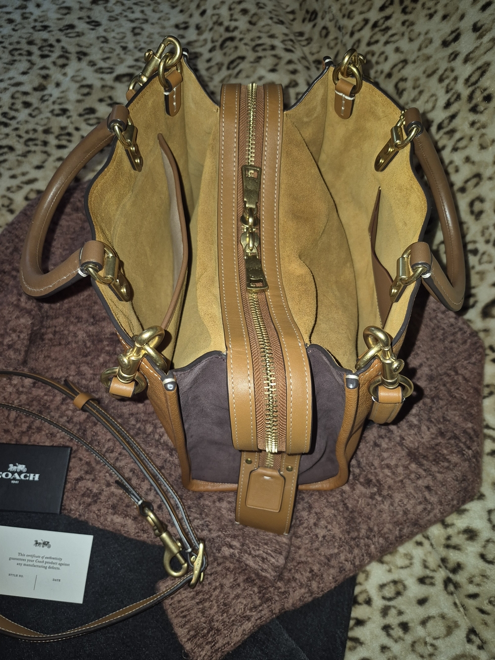 Coach RARE Colorblock Rogue 30! - Picture 7 of 16